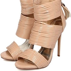 Beautiful Beige Patent leather Shoes